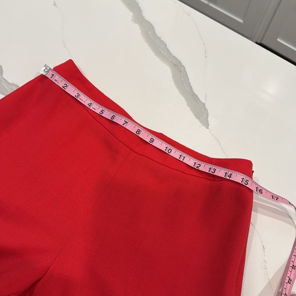 Armani Collezioni Vibrant Red dress pants 8 - Picture 6 of 9